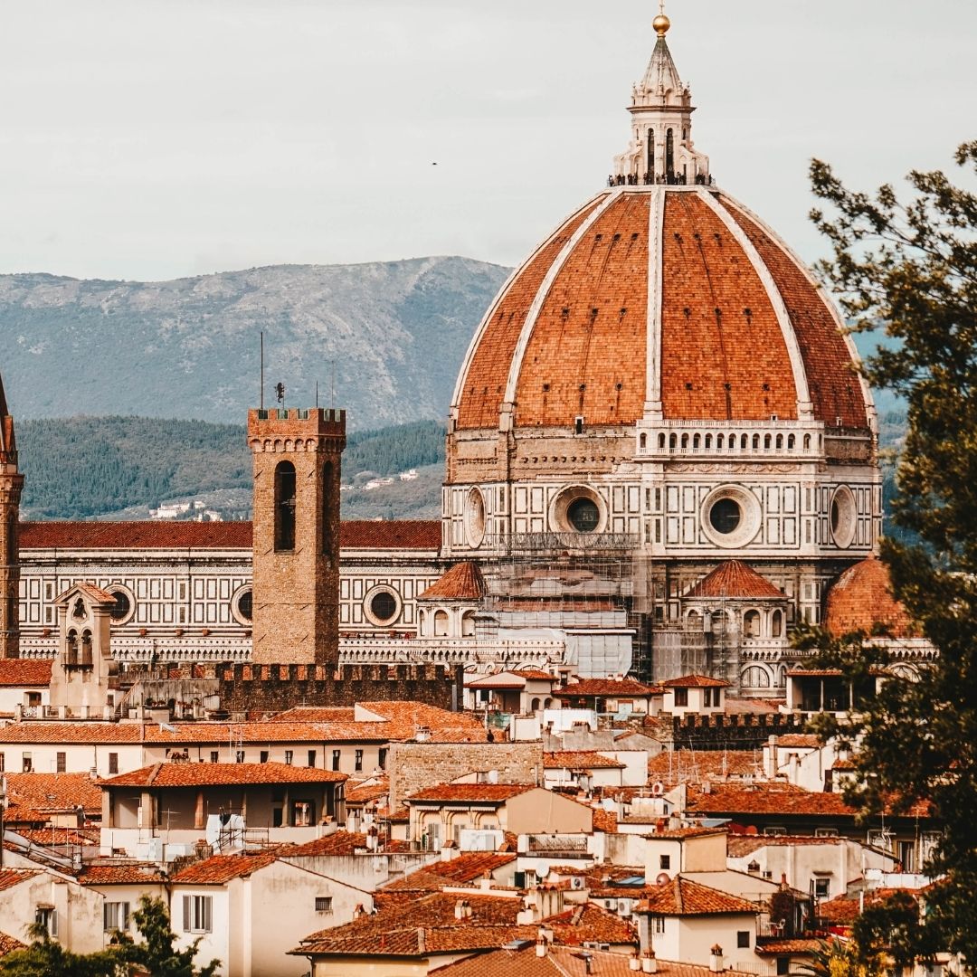 Cathedral of Florence from Piazza Michelangelo